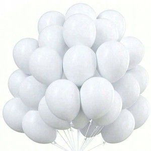 BALONY profesjonalne białe do girland  40 szt