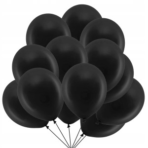 Balony profesjonalne CZARNE do girland 40szt.