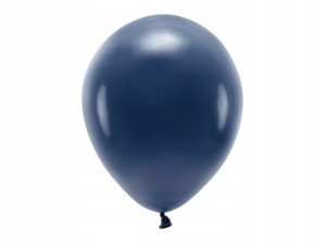 Balony ECO pastelowe ciemny granat 30cm 10szt.