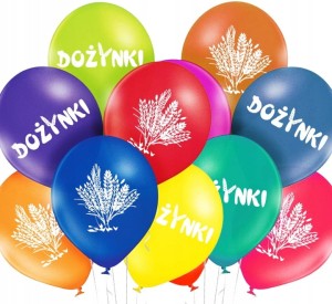 Balony na Dożynki kolorowe Żniwa