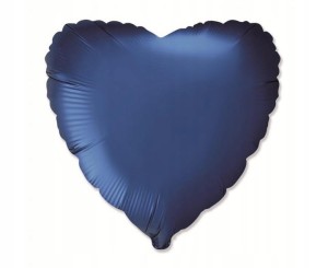 Balon foliowy Serce granatowy 48cm