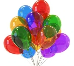 Balony lateksowe kolorowe fluorescencyjne 50szt