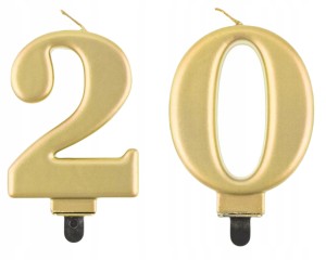 Świeczki Urodzinowe Cyfra 20