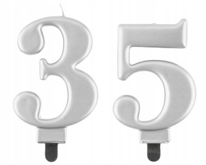 Świeczki Urodzinowe Cyfra 35