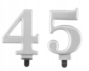 Świeczki Urodzinowe Cyfra 45