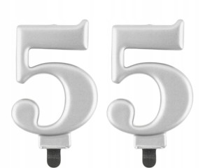 Świeczki Urodzinowe Cyfra 55
