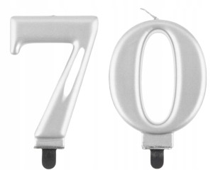 Świeczki Urodzinowe Cyfra 70