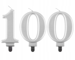 Świeczki Urodzinowe Cyfra 100