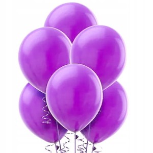 Balony lawendowe duże pastelowe 100szt.