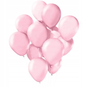 Balony jasno różowe duże pastelowe 100szt.