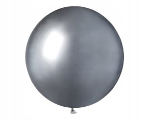 Balony shiny 19 cali srebrne 5 szt.