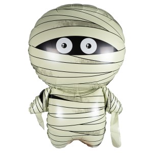 Balon foliowy mumia 75 cm – dekoracja na Halloween, imprezy tematyczne