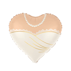 Balon foliowy serce Panna Młoda 18 cali, 1 szt.