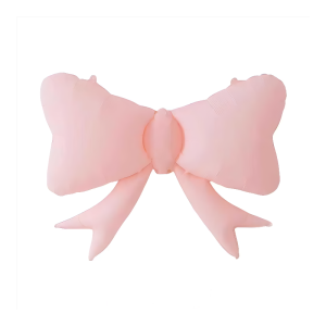 Balon foliowy Kokardka różowa, 80x63 cm