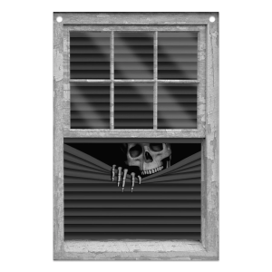 Halloweenowa dekoracja na okno, 80x120 cm