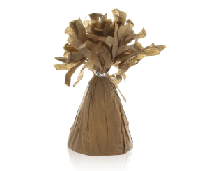Ciężarek papierowy do balonów z helem, kawowy, 145 g