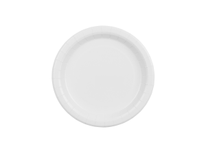 Talerzyki papierowe, biały, 18cm (1 op. / 6 szt.)