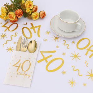  Zestaw Dekoracji Stołu na 40 urodziny 