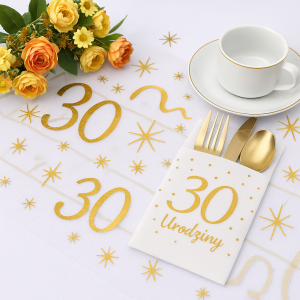  Zestaw Dekoracji Stołu na 30 urodziny 